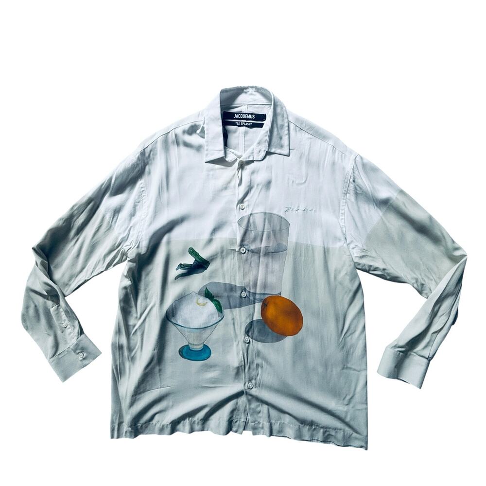 JACQUEMUS "LE SPLASH" NWT SHIRT EU SIZE 48 STILL LIFE
